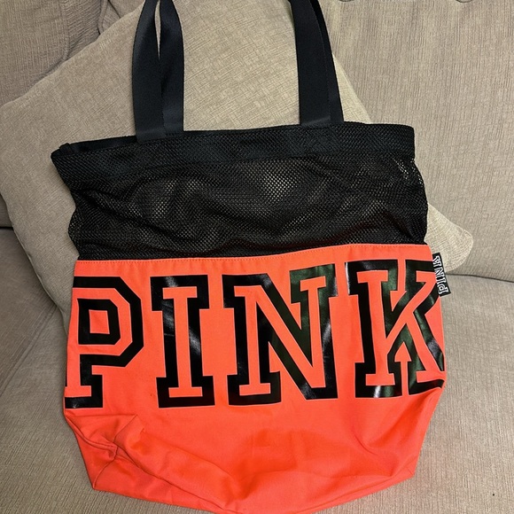 VS Pink Beach Tote - Picture 2 of 6